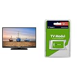 TELEFUNKEN XH24N550M 24 Zoll Fernseher (HD Ready, Triple-Tuner) schwarz [2023] & freenet TV CI+...