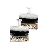 XINYIN 2 Filter für Aquarium, Aquarium, Teich, Garnelen, Reinigungsfunktion, Ersatzfilter für...