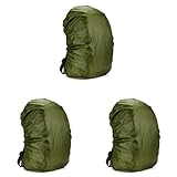 Toranysadecegumy 3 x 100 l Rucksack-Regenschutz, wasserdichte Tasche, Staub, Wandern, Reisen,...