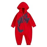NIKE Hooded Coverall Tuta Rosso universitÓ 9 Mesi Bimbo