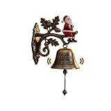 Vintage Outdoor Essglocke, Rustikale Outdoor Essglocke, Weihnachtstürklingeln, Willkommensklingel,...