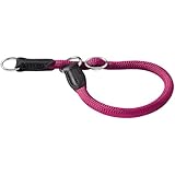 HUNTER Dressurhalsung FREESTYLE, Farbe: himbeer, strapazierfähiges Tau mit Polyamid-Kern, weich &...