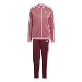 adidas, 3-Stripes Essentials, Trainingsanzug, Schattenrot/Rosa Schicht/Wonder Quarz/Bliss Pink, Xl,...