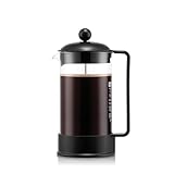 Bodum French Press Brazil - 1L / 8 Tassen Kaffeezubereiter - Hitzebeständiges Glas &...