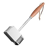 Multifunktionaler Fleischklopfer, loser Fleischhammer, doppelseitig, kariert, Rindfleischklopfer,...