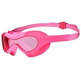 arena Spider Kids Mask Antibeschlag-Schwimmbrille für Kinder, Schwimmbrille mit Großen Gläsern,...