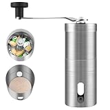 Fefod Edelstahl Tablettenmörser zum Drehen, Tablettenmörser, Pillenmörser Klein, Tablettenmühle,...