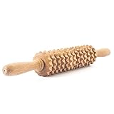Tuuli Accessories Anti Cellulite Massage Massagegerät Massageroller Roller mit Griff Maderotherapie...