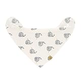 LÄSSIG Baby Lätzchen Bandana Halstuch Baumwolle Druckknopf wendbar/Baby Bandana Little Water, 1...