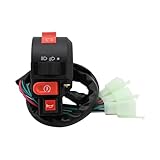 Motorrad Lenkerhalterungsschalter Motorrad ATV Horn Blinker Anzeige Control Start Stop Schalter...