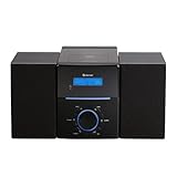 Denver MCA-240 Micro HiFi System – CD Player, FM-Radio, AUX-Anschluss – Dual-Alarmfunktion &...