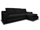 Ecksofa Santi - Polsterecke L-Form, Schlafsofa mit Bettkasten, Couchgarnitur mit Schlaffunktion,...