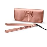 BaByliss Rose Gold Glätteisen - Keramikplatten für glattes Styling, Universalspannung für...