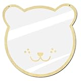 Acrylspiegel, niedliche Bärenform selbstkleber Kinderspiegel für Kinderzimmer, Badezimmer, Wand...
