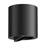 GeyouLux Aufbauspot Aufbaustrahler GU10 Φ80×84mm Deckenspot Schwarz Aufputz mit GU10 Fassung,...