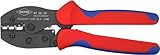KNIPEX PreciForce Crimpzange mit Mehrkomponenten-Hüllen brüniert 220 mm, 97 52 36