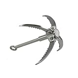 MILISTEN Kletterhaken Multifunktionaler Greifhaken für Outdoor Survival Klettern Baumsteigen Leicht...
