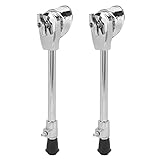 Paar Bass Drum Bein Drum Set Halter Bass Drum Füße Percussion Zubehör Bein mit fester Halterung...