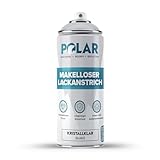 Polar Makelloser Klarlackspray - Glanzend - 400ml - Mehrzwecklack, unterschiedliche Materialien -...