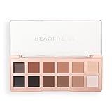 Revolution The Master Icon Matte Nudes Palette – Lidschattenpalette mit 12 matten Nude-Tönen,...