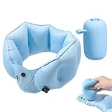 Aufblasbares Reisekissen, aufblasbar, Schlafkissen für Camping, Flugzeug, Outdoor, Kleinkinder,...