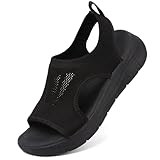 VTASQ Sandalen Damen Sommer Outdoor Orthopädische Sandalen Stricken Leichte Turnschuhe Sandalen...