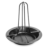 Fackelmann Hähnchenbräter für Backofen & Grill – Hähnchen Halter inlkusive Abtropfschale für...