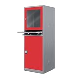 Jan Nowak Computer-Arbeitsstation PC-Schrank Computerschrank mit Schublade für Werkstatt Betrieb...