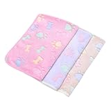 WEKAMOS 3 Stück Teiliges Haustier Flanell Weiche Atmungsaktive Waschbare Hundedecke und Katzendecke...