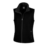 Ergebnis Damen r232 F bedruckbar Softshell Bodywarmer, Damen, R232F, schwarz/schwarz, Medium/Size 12