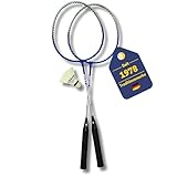 Best Sporting Badminton Schläger Set I Hochwertige Federballschläger aus gehärtetem Stahl I...