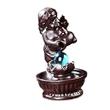 PartyKindom Rückfluss räuchergefäß aus Keramik Kleiner Engel Duftbrenner für Aromatherapie...
