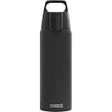 Sigg - Edelstahl Trinkflasche - Shield ONE Black - Für Kohlensäurehaltige Getränke Geeignet -...