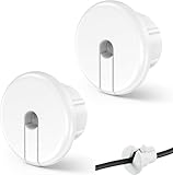 Yuiturt 2 Stück Wanddurchführung Wanddurchführung Kabel Cable Grommet,...