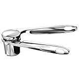 Huxibai Knoblauchpresse - Robust Metall Knoblauchpresse Mit Ingwerpresse | Ergonomischer Griff...