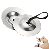 XOXVURI 1 Pairs Of Zimbeln Brass Finger Cymbals Finger Cymbals Musical Instrument Hand Cymbal With...