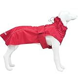 Verstellbarer, wasserdichter Hunde-Regenmantel für Hunde, leichte Haustier-Regenjacke,...