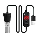 Koolenry Aquarienheizung, Einstellbare Tauchheizung für Fischtanks, 25 W, Digitalanzeige, Externer...