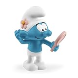SCHLEICH 20817 Schlumpf mit Herz, für Kinder ab 3+ Jahren, The Smurfs - Spielfigur