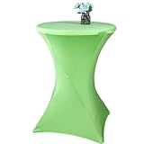 Morbuy Husse für Bistrotisch, Spandex Rund Tischdecke Cocktail Party Elastisch Hussen Stehtische...