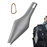 Faltbarer Sponsor - Camping Schaufel | Campinglicht klappbar | Kleine Titan-Kelle,...