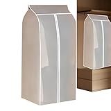 Kleiderbezüge für Schrankaufbewahrung | Kleiderschützer Für Schrank | Transparente Staubfreie...