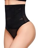 SIMIYA Shapewear Damen Bauchweg Unterhose,Tanga Miederhose Hohe Taille Stark Formend Bauch Weg...