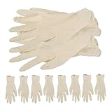 Mipcase 20 Stück Lebensmittelechte Einweg Latexhandschuhe Klein Elastische Kinderhandschuhe für...
