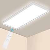 Epicflare Dimmbar LED Deckenleuchte, Deckenlampe LED Panel 58x20 cm mit Fernbedienung, 22W...