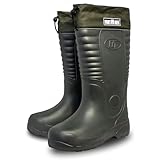 FortMen Gefütterte Gummistiefel Thermo Anglerstiefel Herren Damen Eva warme Winter Stiefel 41-47...