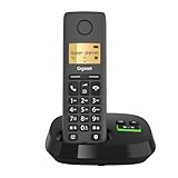 Gigaset Pure 120A - Schnurloses DECT-Telefon mit Anrufbeantworter - ECO DECT - Anrufschutz -...