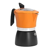 Klassische Herd-Kaffeemaschine, Kaffeemaschine 150 Ml, Italienischer Stil, Zweifarbig,...