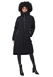 MARIKOO Damen Winterjacke Stepp Winter Jacke gesteppter Wintermantel warm lang Mantel...