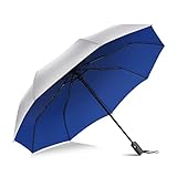 ZOMAKE Sonnenschirm,UPF 50+UV Schutz regenschirm,automatik auf und zu umbrella,Silberbeschichtung...